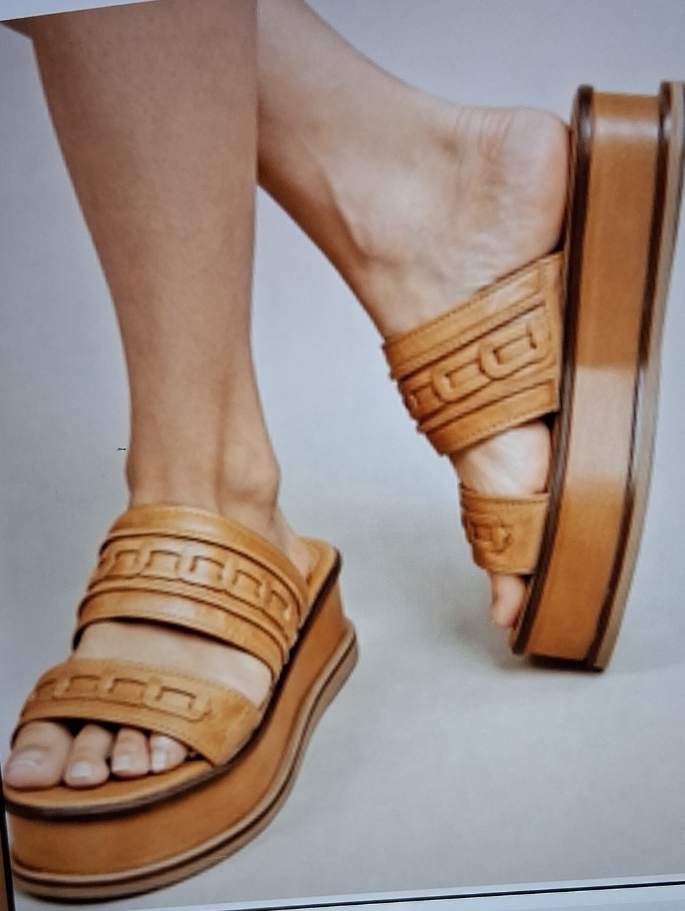 KELSI DAGGER BROOKLYN DRIFTWV VEGAN LEATHER SANDELS 8.5M NEW IN BOX